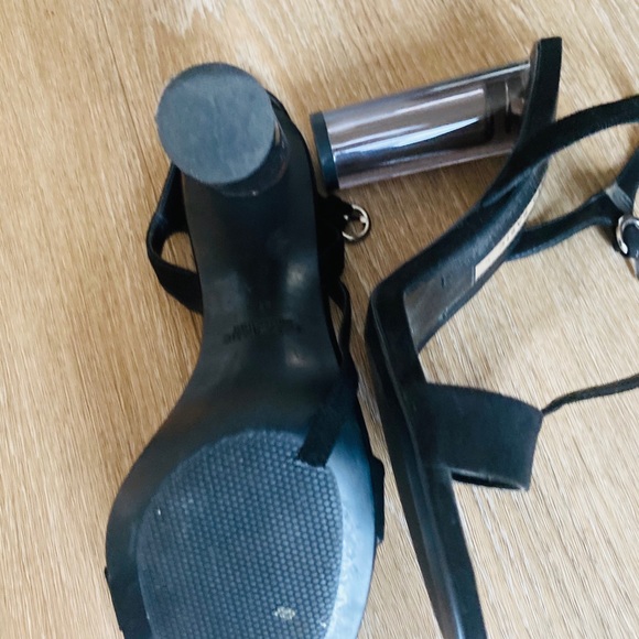 Zara suede heels with clear heel - Picture 8 of 10